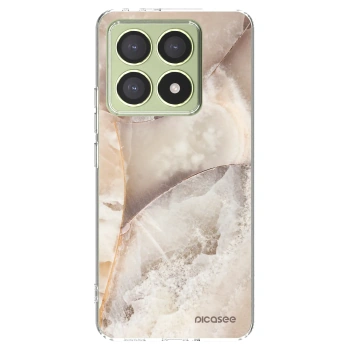 Picasee átlátszó szilikon tok az alábbi mobiltelefonokra Xiaomi 14T - Cream marble