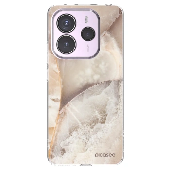 Picasee átlátszó szilikon tok az alábbi mobiltelefonokra Xiaomi Redmi Note 14 5G - Cream marble