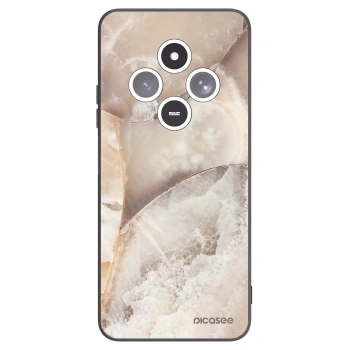 Picasee fekete szilikon tok az alábbi mobiltelefonokra Xiaomi Redmi 14C - Cream marble