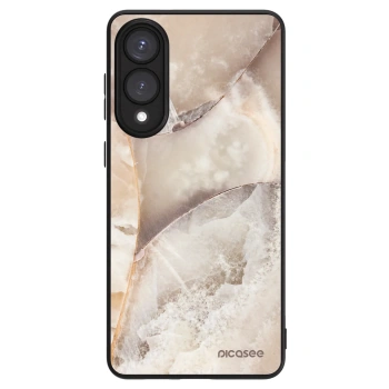 Picasee ULTIMATE CASE PowerShare Samsung Galaxy S25 Edge 5G - készülékre - Cream marble