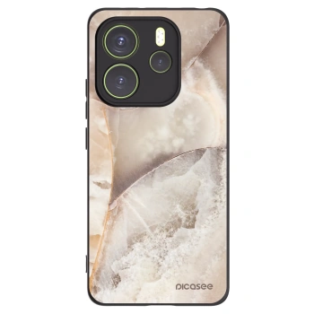 Picasee fekete szilikon tok az alábbi mobiltelefonokra Xiaomi Redmi Note 14 4G - Cream marble