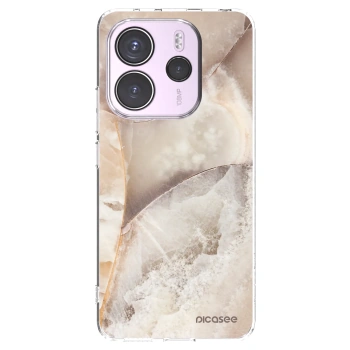 Picasee átlátszó szilikon tok az alábbi mobiltelefonokra Xiaomi Redmi Note 14 4G - Cream marble