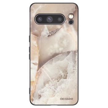 Picasee fekete szilikon tok az alábbi mobiltelefonokra Google Pixel 8 Pro - Cream marble