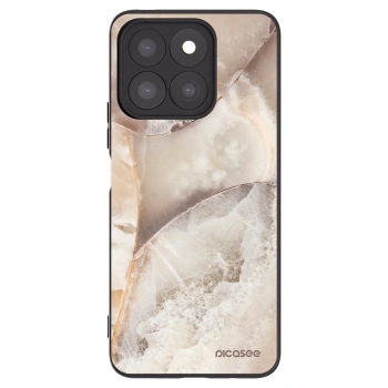 Picasee fekete szilikon tok az alábbi mobiltelefonokra Honor X8c - Cream marble