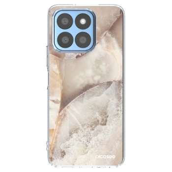 Picasee átlátszó szilikon tok az alábbi mobiltelefonokra Honor X8c - Cream marble