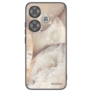 Picasee fekete szilikon tok az alábbi mobiltelefonokra Xiaomi Poco F6 - Cream marble