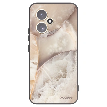 Picasee fekete szilikon tok az alábbi mobiltelefonokra Honor 400 5G - Cream marble