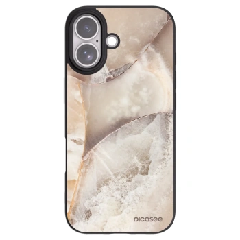 Picasee fekete szilikon tok az alábbi mobiltelefonokra Apple iPhone 17 - Cream marble
