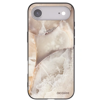 Picasee fekete szilikon tok az alábbi mobiltelefonokra Apple iPhone Air - Cream marble