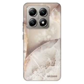 Szilikon tok erre a típusra Xiaomi 14T Pro - Cream marble