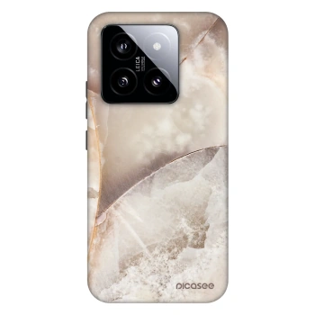 Szilikon tok erre a típusra Xiaomi 14 - Cream marble