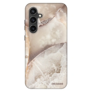 Szilikon tok erre a típusra Samsung Galaxy S24 FE S721B - Cream marble