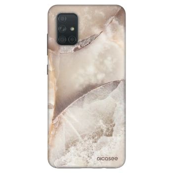 Szilikon tok erre a típusra Samsung Galaxy A71 A715F - Cream marble