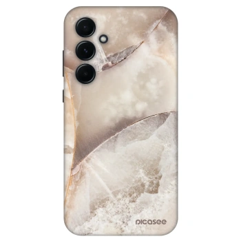 Szilikon tok erre a típusra Samsung Galaxy A55 5G A556B - Cream marble
