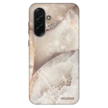 Szilikon tok erre a típusra Samsung Galaxy A36 5G - Cream marble