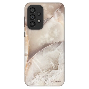 Szilikon tok erre a típusra Samsung Galaxy A33 5G A336 - Cream marble