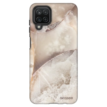 Szilikon tok erre a típusra Samsung Galaxy A12 A125F - Cream marble