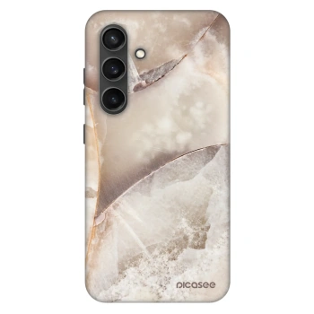 Szilikon tok erre a típusra Samsung Galaxy S24+ S926B 5G - Cream marble