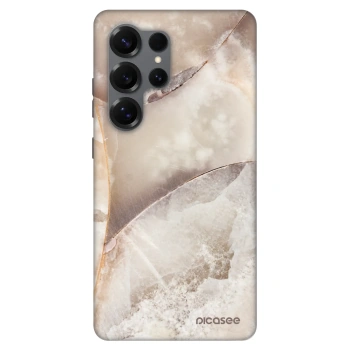 Szilikon tok erre a típusra Samsung Galaxy S25 Ultra 5G - Cream marble