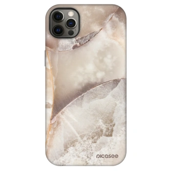 Szilikon tok erre a típusra Apple iPhone 12 Pro Max - Cream marble