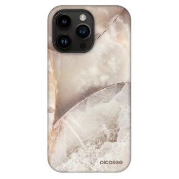 Szilikon tok erre a típusra Apple iPhone 14 Pro Max - Cream marble