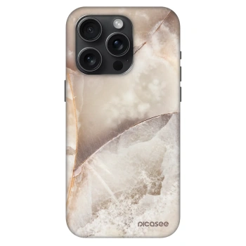 Szilikon tok erre a típusra Apple iPhone 15 Pro - Cream marble