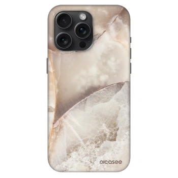 Szilikon tok erre a típusra Apple iPhone 15 Pro Max - Cream marble