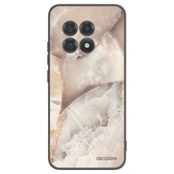 Picasee fekete szilikon tok az alábbi mobiltelefonokra OnePlus 13R 5G - Cream marble