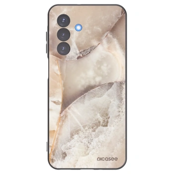 Picasee fekete szilikon tok az alábbi mobiltelefonokra Samsung Galaxy A17 5G - Cream marble