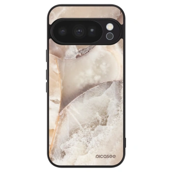 Szilikon tok erre a típusra Google Pixel 10 Pro - Cream marble