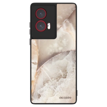 Szilikon tok erre a típusra Motorola Edge 50 Fusion - Cream marble
