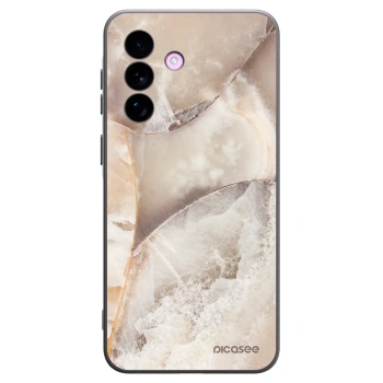 Picasee fekete szilikon tok az alábbi mobiltelefonokra Samsung Galaxy A57 5G - Cream marble