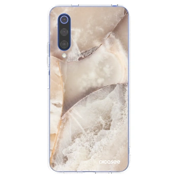 Picasee átlátszó szilikon tok az alábbi mobiltelefonokra Xiaomi Mi 9 SE - Cream marble
