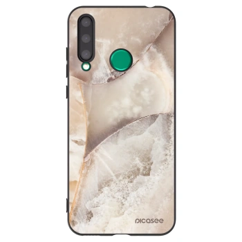 Picasee fekete szilikon tok az alábbi mobiltelefonokra Honor 20 Lite - Cream marble