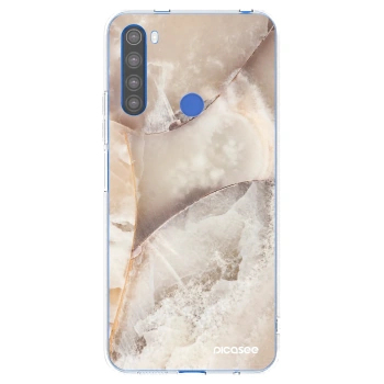 Picasee átlátszó szilikon tok az alábbi mobiltelefonokra Xiaomi Redmi Note 8T - Cream marble