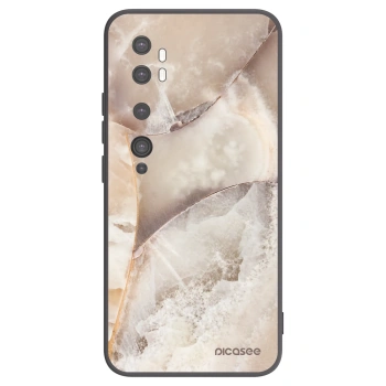 Picasee fekete szilikon tok az alábbi mobiltelefonokra Xiaomi Mi Note 10 (Pro) - Cream marble