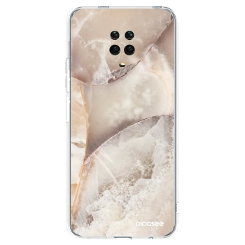 Picasee átlátszó szilikon tok az alábbi mobiltelefonokra Xiaomi Redmi Note 9 Pro - Cream marble