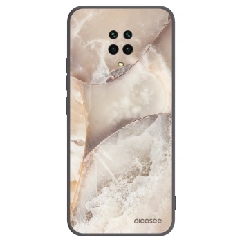 Picasee fekete szilikon tok az alábbi mobiltelefonokra Xiaomi Redmi Note 9 Pro - Cream marble