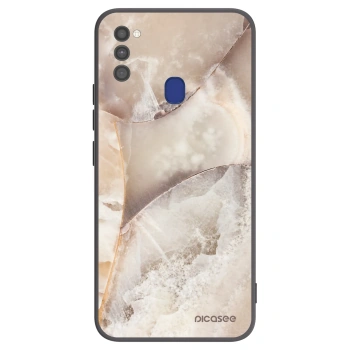 Tok az alábbi mobiltelefonokra Samsung Galaxy M21 M215F - Cream marble