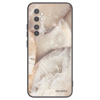 Picasee fekete szilikon tok az alábbi mobiltelefonokra Xiaomi Mi Note 10 Lite - Cream marble