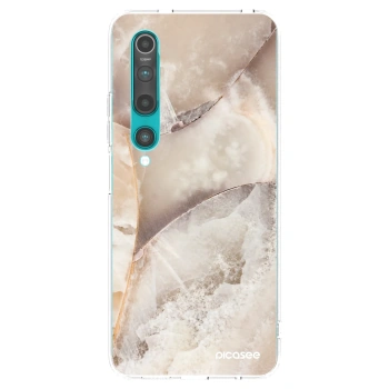 Picasee átlátszó szilikon tok az alábbi mobiltelefonokra Xiaomi Mi 10 - Cream marble