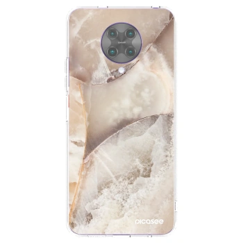 Picasee átlátszó szilikon tok az alábbi mobiltelefonokra Xiaomi Poco F2 Pro - Cream marble