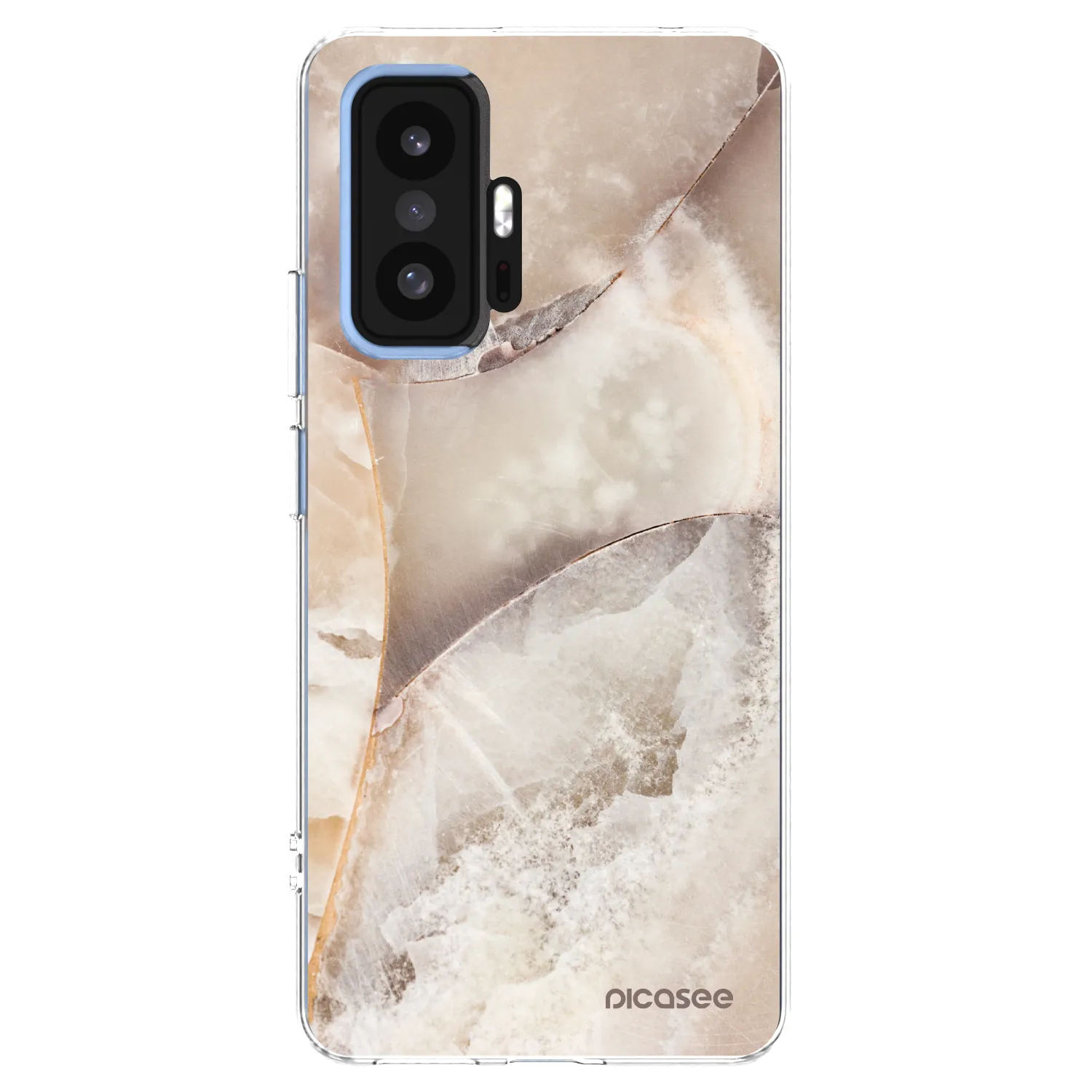 Picasee átlátszó szilikon tok az alábbi mobiltelefonokra Xiaomi 11T - Cream marble