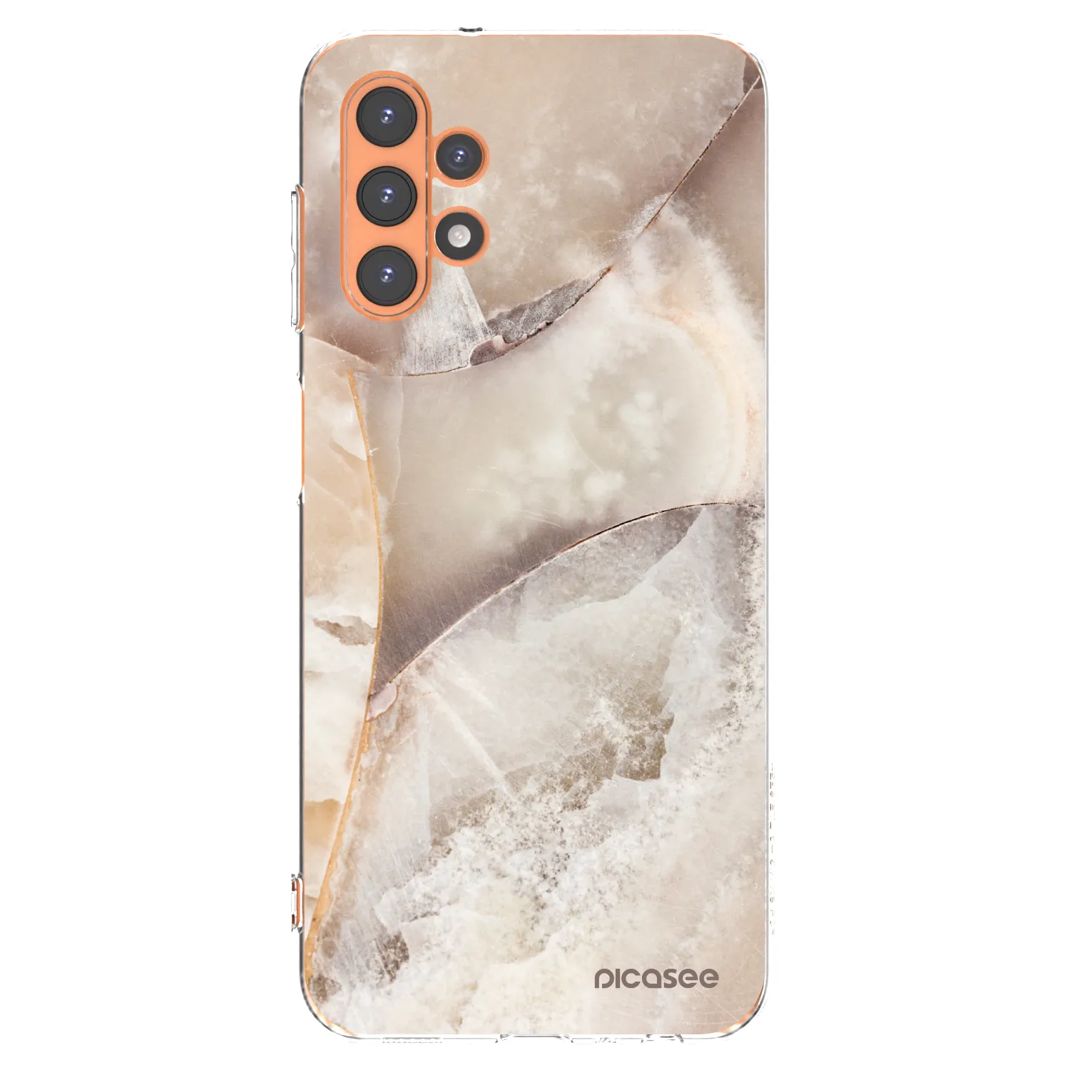 Picasee átlátszó szilikon tok az alábbi mobiltelefonokra Samsung Galaxy A13 4G A135 - Cream marble