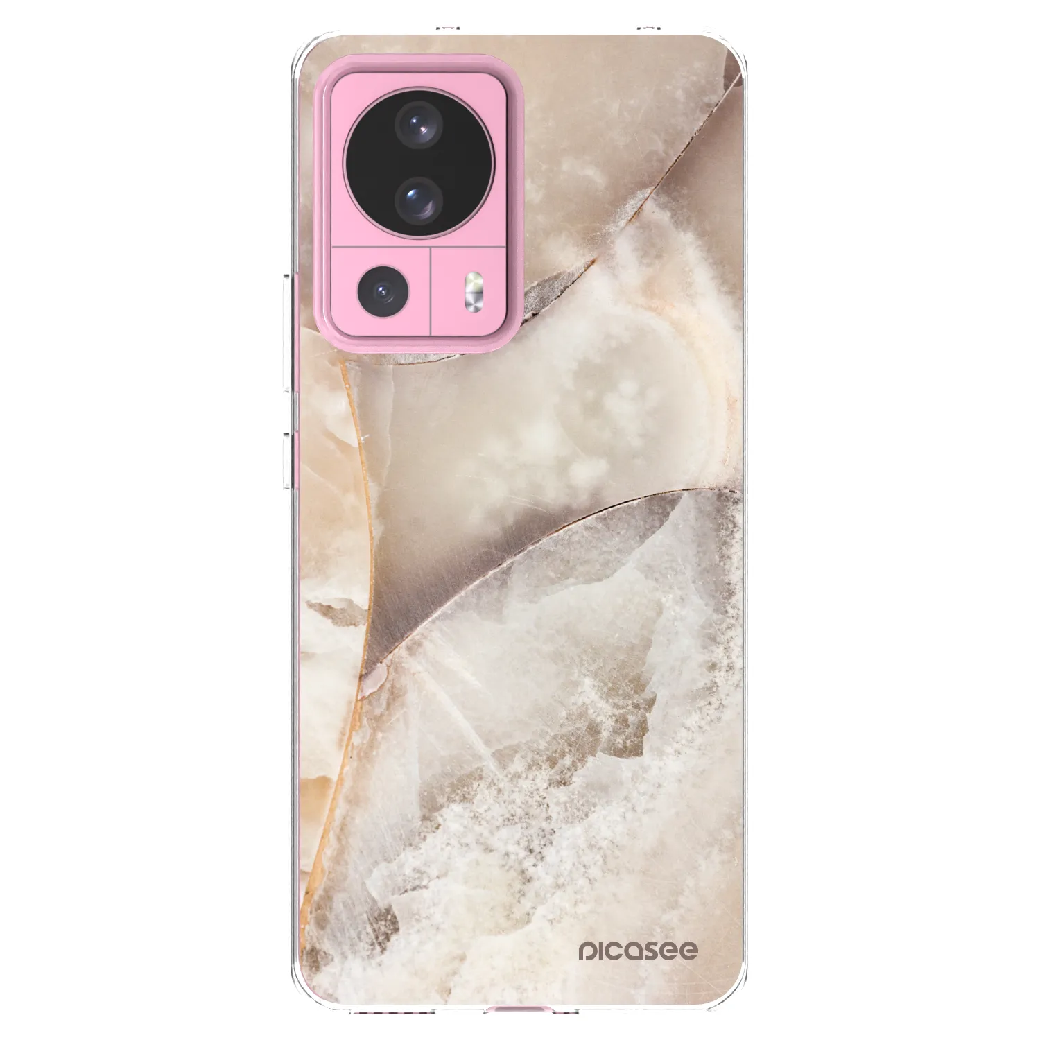 Picasee átlátszó szilikon tok az alábbi mobiltelefonokra Xiaomi 13 Lite - Cream marble