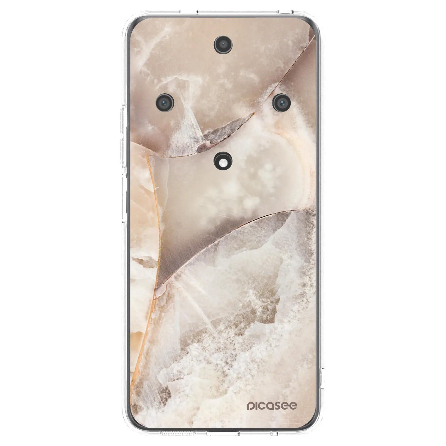 Picasee átlátszó szilikon tok az alábbi mobiltelefonokra Honor Magic5 Lite 5G - Cream marble