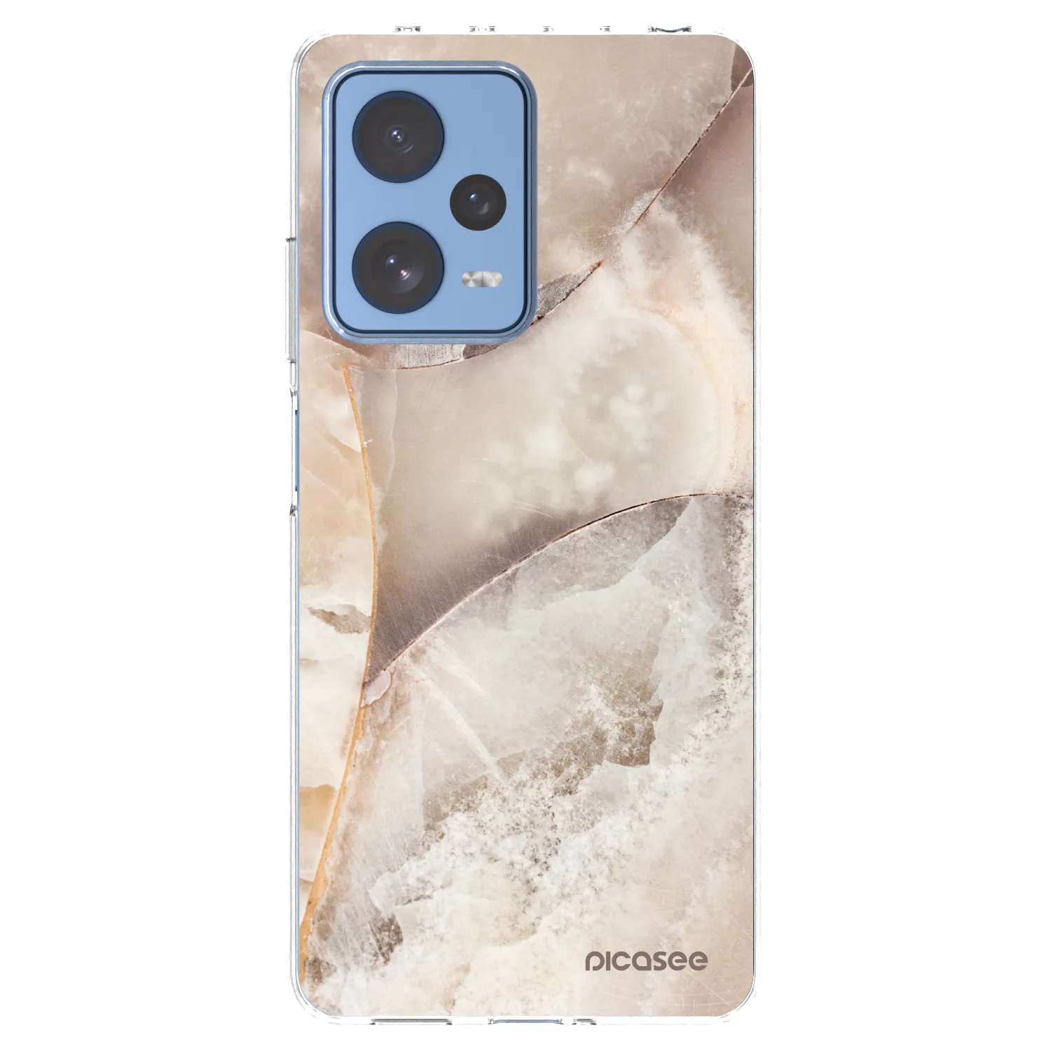 Picasee átlátszó szilikon tok az alábbi mobiltelefonokra Xiaomi Redmi Note 12 Pro 5G - Cream marble