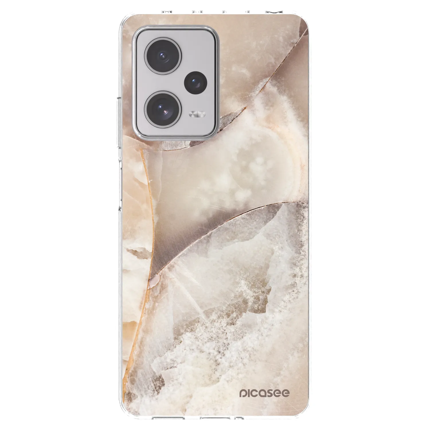 Picasee átlátszó szilikon tok az alábbi mobiltelefonokra Xiaomi Redmi Note 12 Pro+ 5G - Cream marble