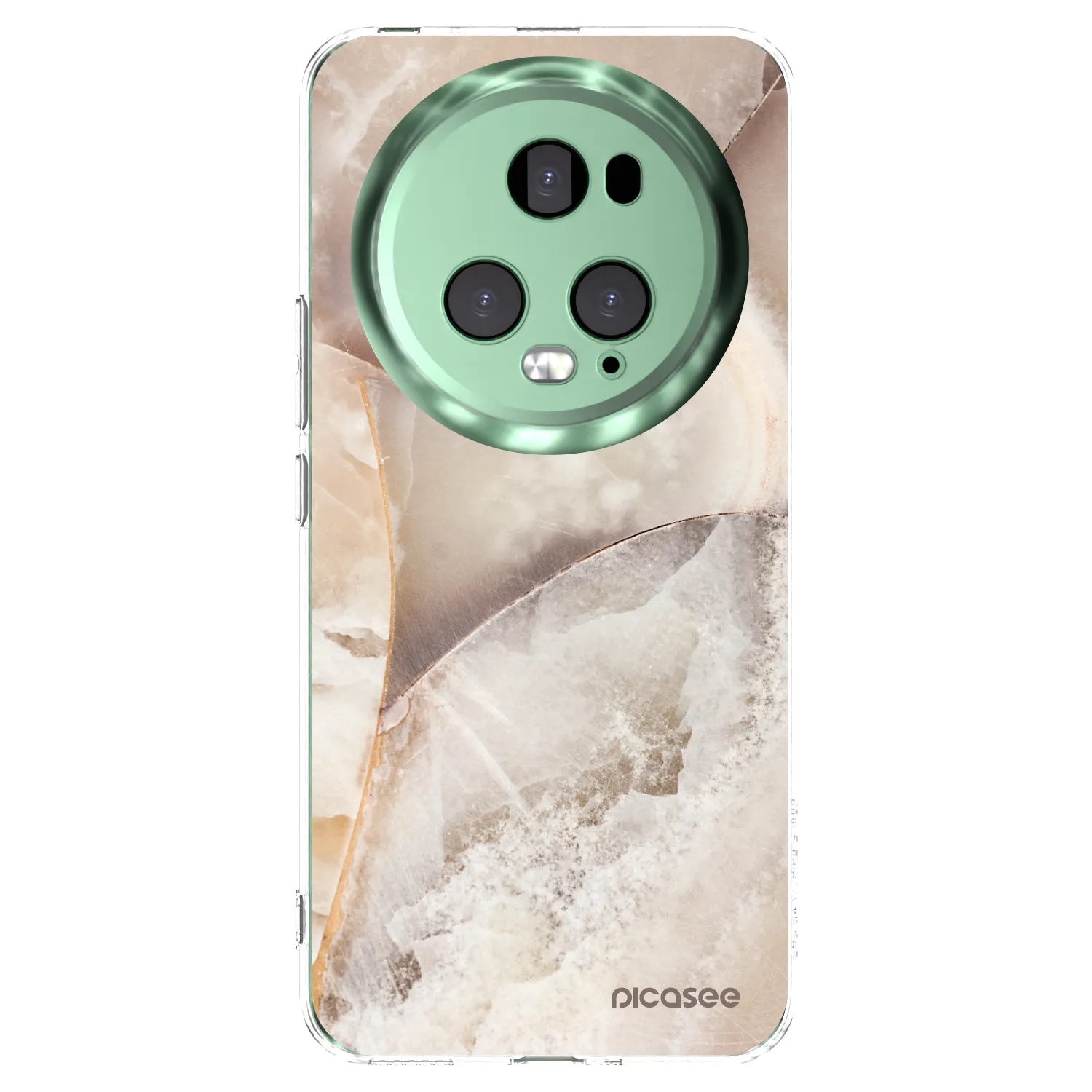 Picasee átlátszó szilikon tok az alábbi mobiltelefonokra Honor Magic5 Pro - Cream marble