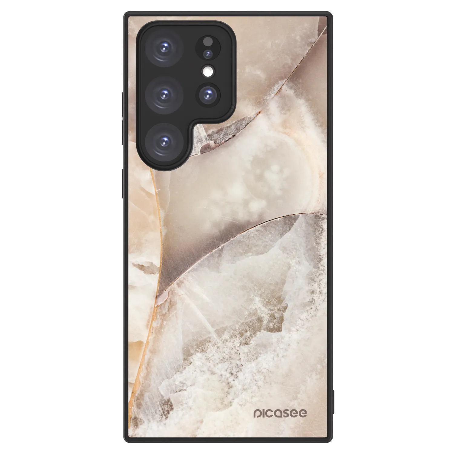 Picasee ULTIMATE CASE PowerShare Samsung Galaxy S23 Ultra 5G - készülékre - Cream marble